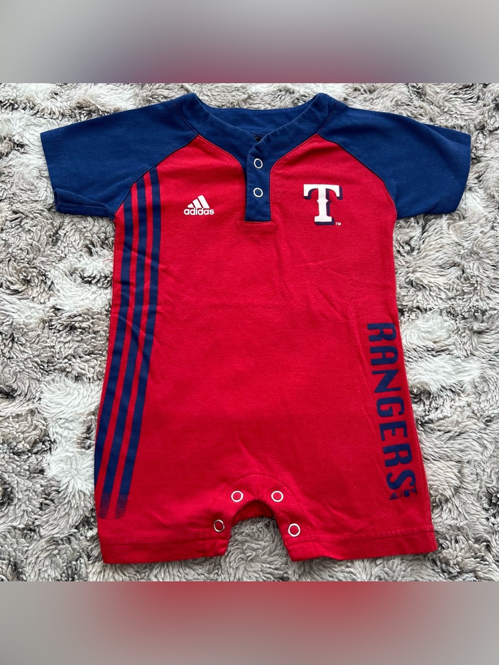 Adidas Texas Rangers Onesie Jumper Size 12M